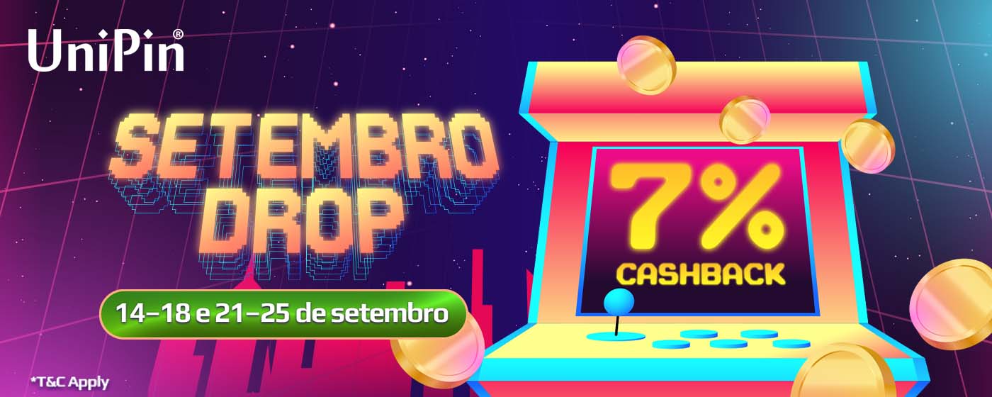🍂 Setembro Drop Chegou – Garanta Seu 7% de Cashback! 🍂 (BR)